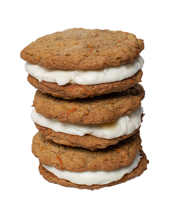 Carrot Cake Sandwich Cookie